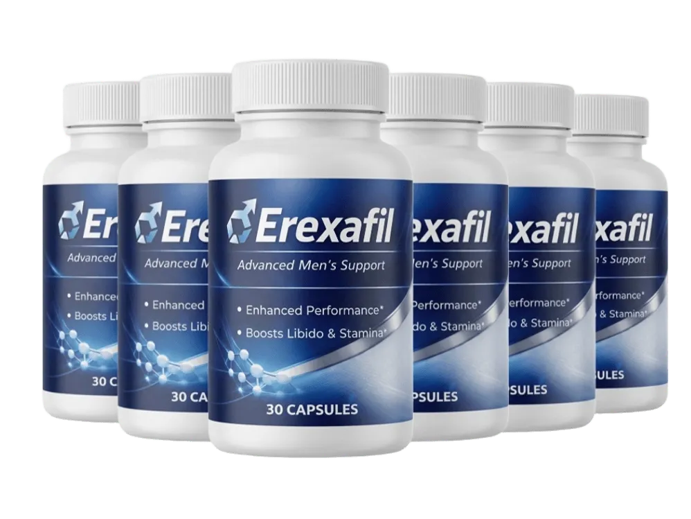 Erexafil 6 bottle pack - 180 day supply of Erexafil advanced men's support